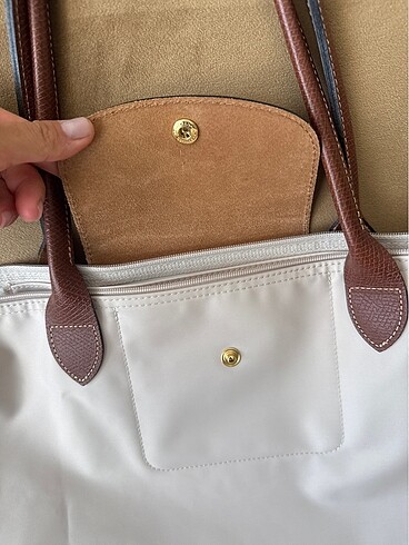 Longchamp Longchamp Le pliage Large krem renk