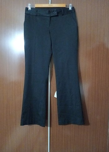 Siyah Kadın Kumaş Pantolon