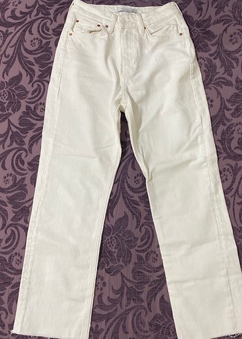 mavi beyaz jean - Görsel 2