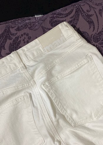 mavi beyaz jean - Görsel 5