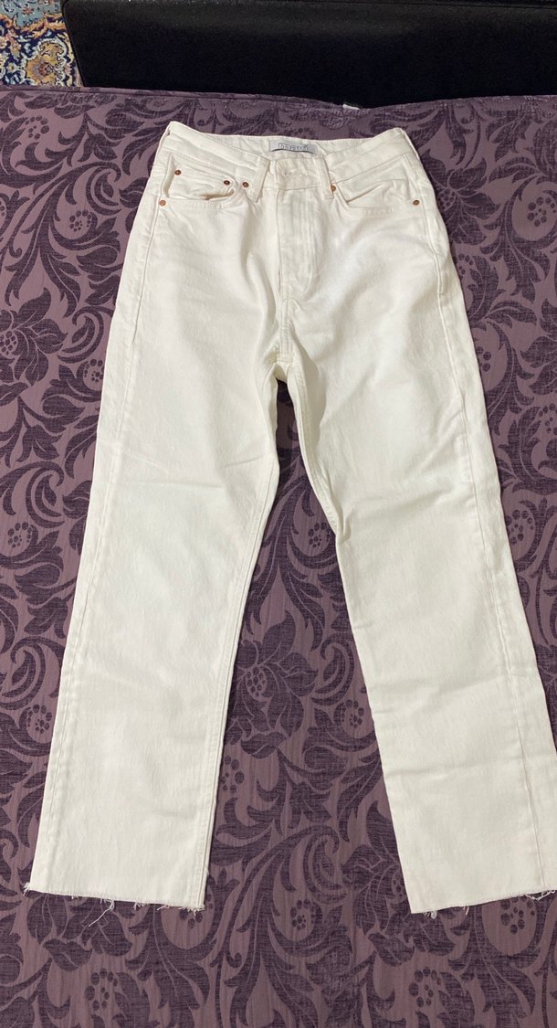 mavi beyaz jean - Görsel 2