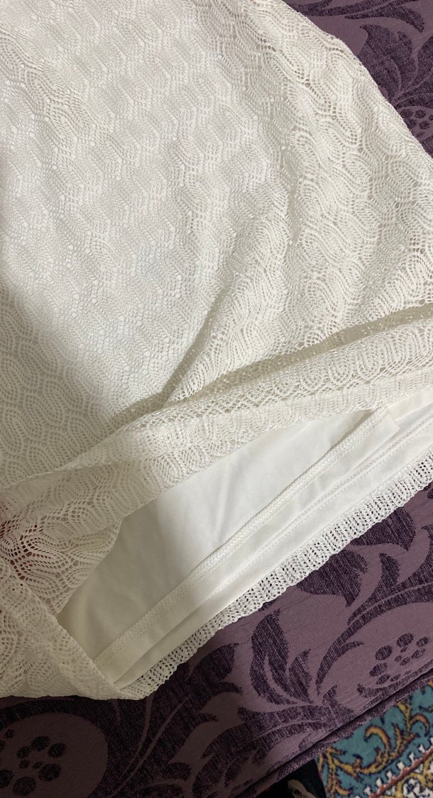 Beyaz Bohem Midi Elbise - Görsel 3