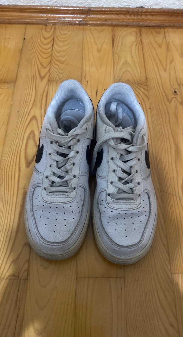 Beyaz Nike Platform Spor Ayakkabı - Görsel 2