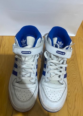 Adidas Beyaz Mavi Basketbol Ayakkabısı - Görsel 2