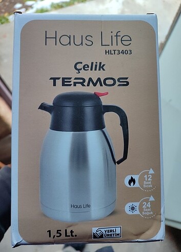 HAUS LİFE 1.5 LİTRE BİRİNCİ SINIF ÇELİK TERMOS