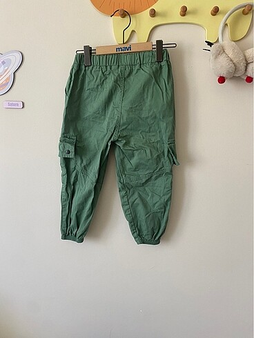 4 Yaş Beden yeşil Renk Kargo Pantalon