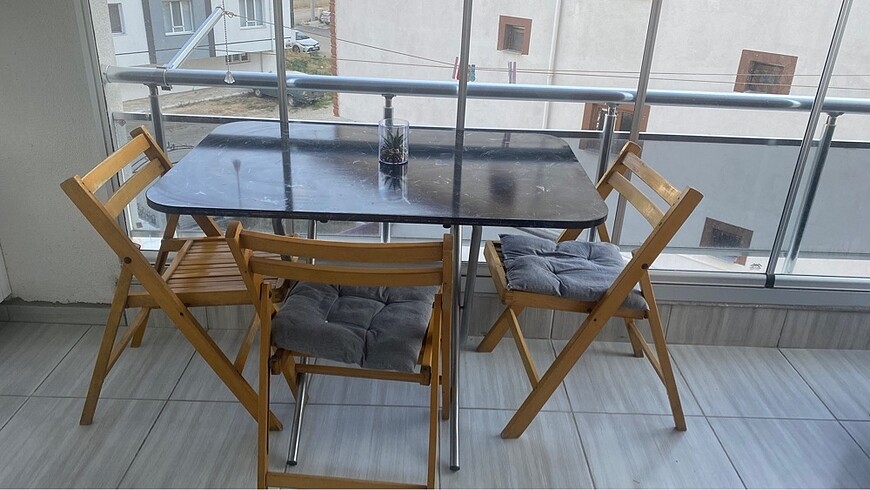 Balkon Masa+Sandalye