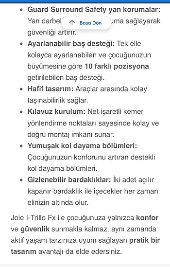 15-36 kg Beden siyah Renk Otomobil koltuğu