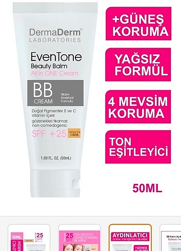 Dermaderm güneş kremi
