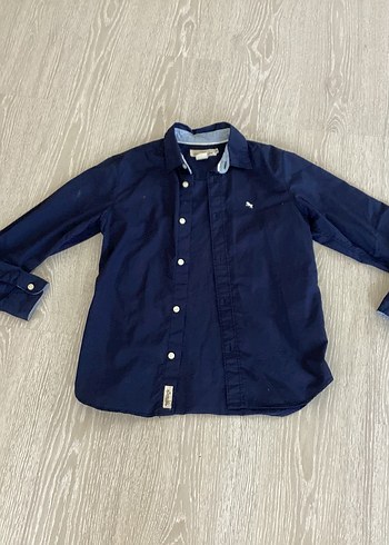 H&M Lacivert Pamuklu Gömlek 11-12 yaş H&M