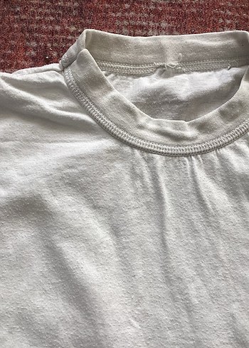 Beyaz Pamuklu Erkek Çocuk Kısa Kollu Tişört - Görsel 6