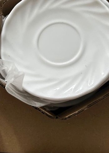 Pastel Çiçek Desenli Beyaz Fincan Seti - Görsel 4