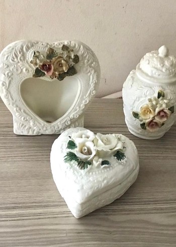 Vintage country tarz dekor set - Görsel 6