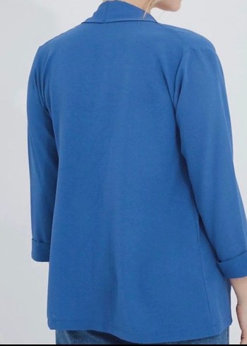Mavi Blazer Ceket.  M - Görsel 3