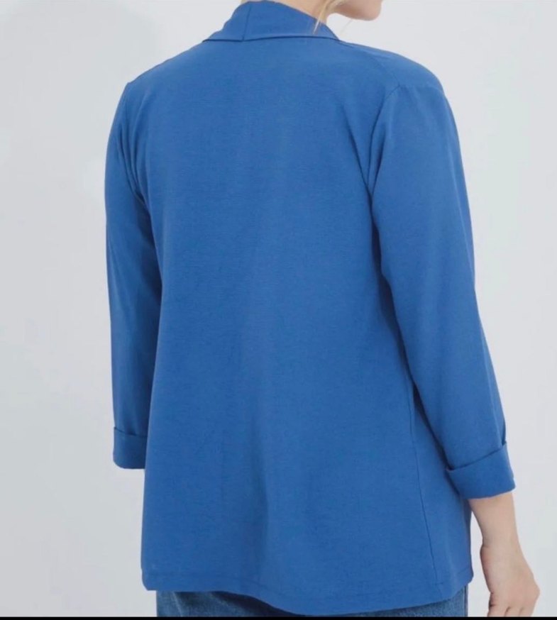 Mavi Blazer Ceket.  M - Görsel 3