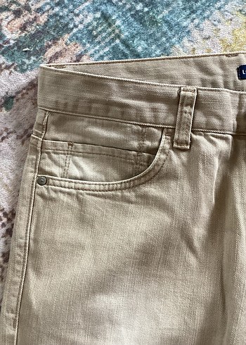 Bej Regular Fit Denim Erkek Pantolon 44 - Görsel 8