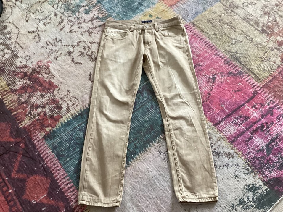 Bej Regular Fit Denim Erkek Pantolon 44 - Görsel 3