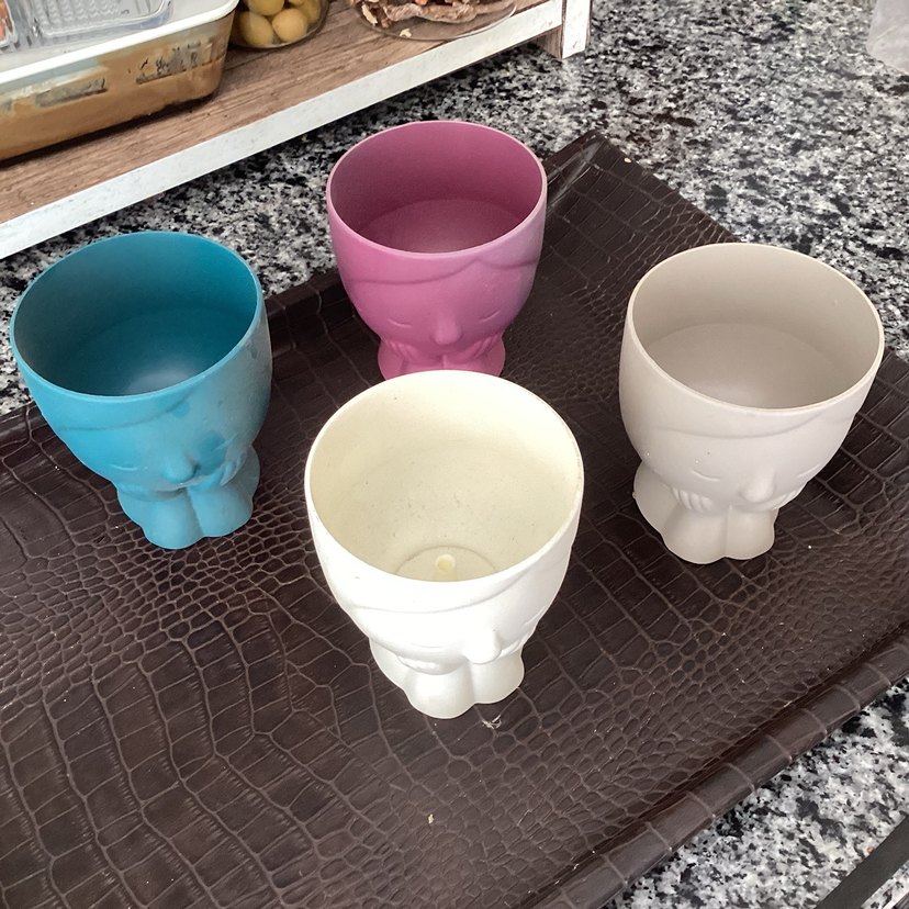 4 adet mini saksı - Görsel 2