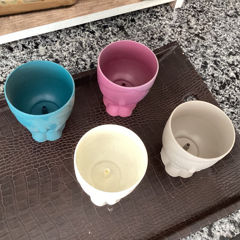 4 adet mini saksı - Görsel 4