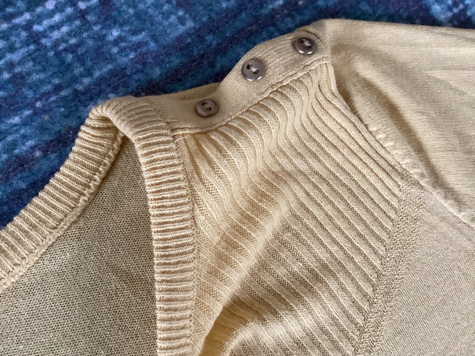 Sarı Süet Düğmeli Kadın Kazak LCW 3xl - Görsel 5