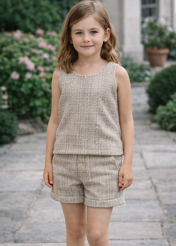 Benetton tuvid şort 7-8 yaş - Görsel 4