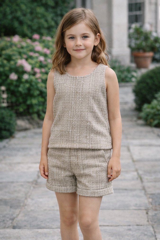 Benetton tuvid şort 7-8 yaş - Görsel 4