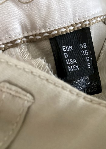 Bej Kadın Midi Kalem Etek mango Full likra - Görsel 7