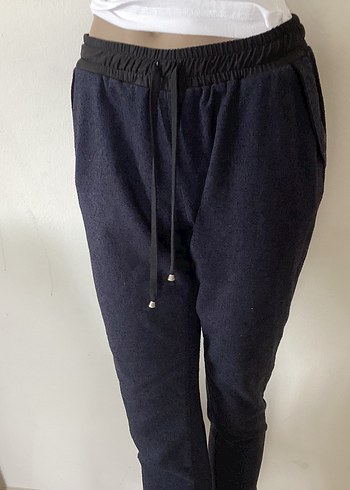 Lacivert Rahat Kesim Kadın Eşofman Altı 36-40 - Görsel 3