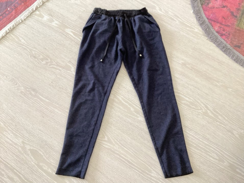 Lacivert Rahat Kesim Kadın Eşofman Altı 36-40 - Görsel 4