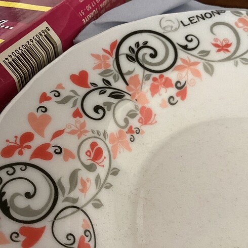  Beden çeşitli Renk 6 adet yemek tabağı