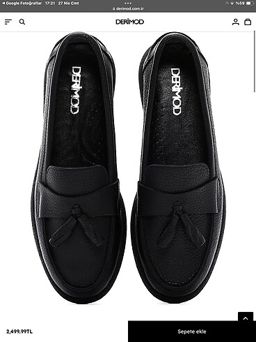 Derimod loafer 37