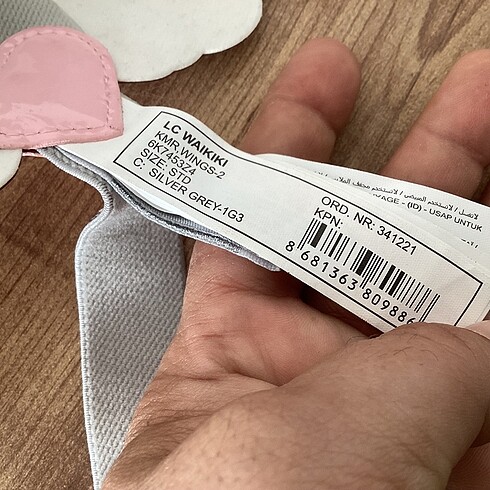 Kız çocuk askı 5-6-7 yaş - Görsel 3