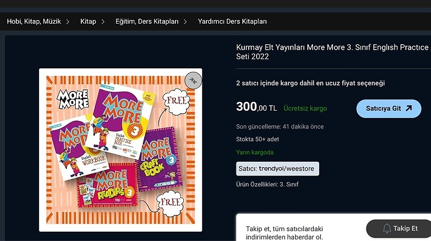 More more İngilizce kaynak set 3.sınıf - Görsel 9