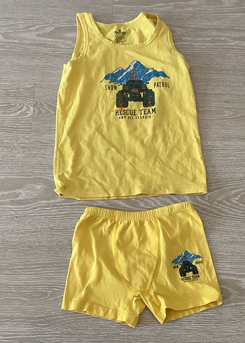 9-10 yaş pamuklu takım - Görsel 2