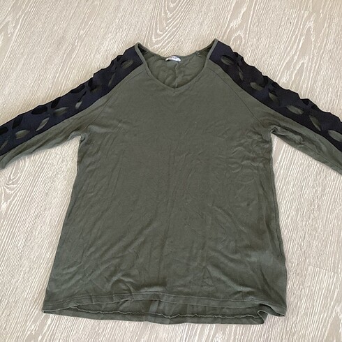 xl Beden haki Renk Şık triko bluz l/xl