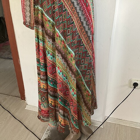 xs Beden çeşitli Renk Uzun şifon elbise xs-S