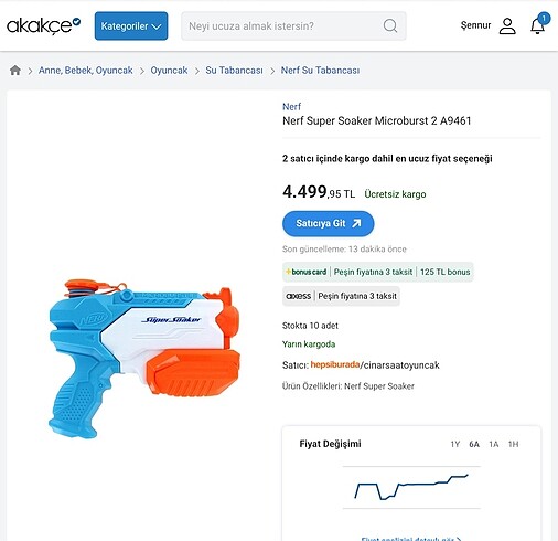 Nerf su tabancası