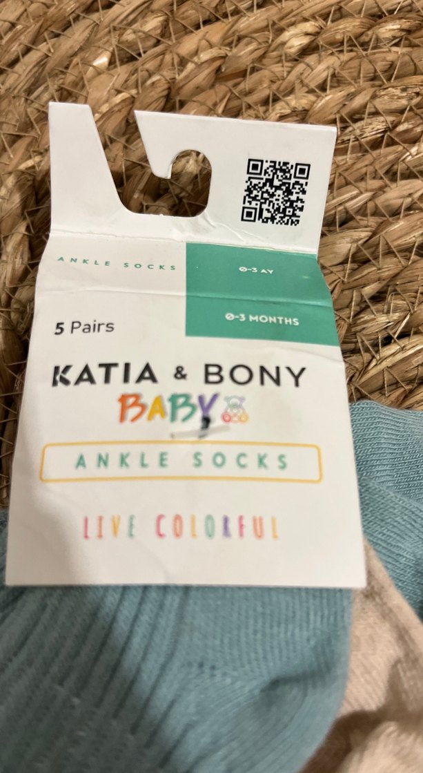 Katia & Bony Erkek Bebek Çok Renkli Patik Çorap - Görsel 2