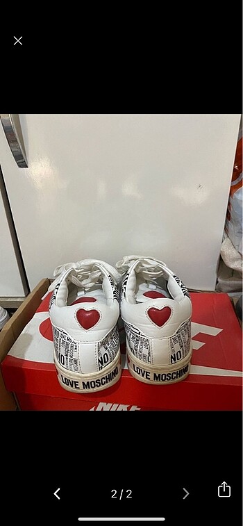 Love Moschino Love moschino beyaz sneaker