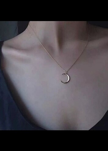 Goldies Silver Hilal Kolye 