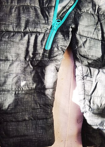 Gri Bebek Erkek Kış Tulumu Fermuarlı Kapüşonlu - Görsel 2