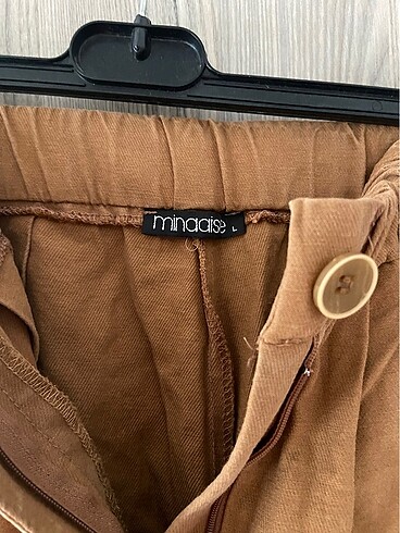l Beden kahverengi Renk Taba jogger pantolon