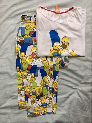 Simpsons pijama takımı