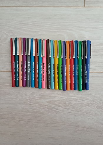 Artline 200 Fineliner 0.4 Renkli 20'li İnce Uçlu Kalem Seti