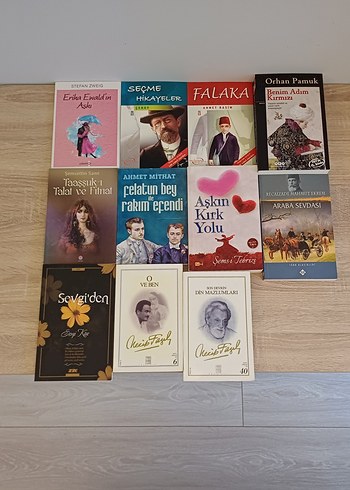 Çeşitli Türkçe Edebiyat Kitapları Seti
