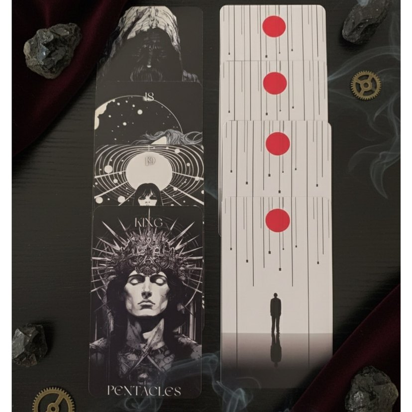 Monochrome Tarot 78 Kartlık Destesi - Görsel 3