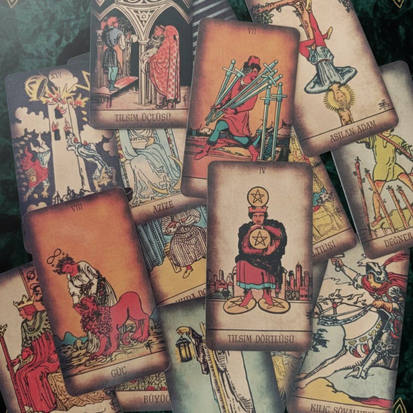 Antik Tarot Kartları - Görsel 2