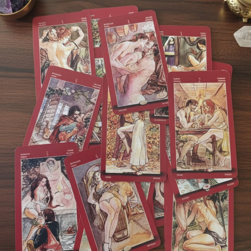 Cinsel Büyü Temalı Tarot Kartları - Görsel 2
