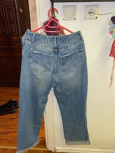 Diğer Yırtık baggy kot pantolon