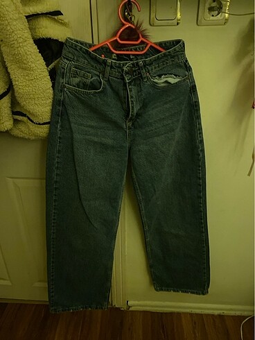 Mavi baggy pantolon
